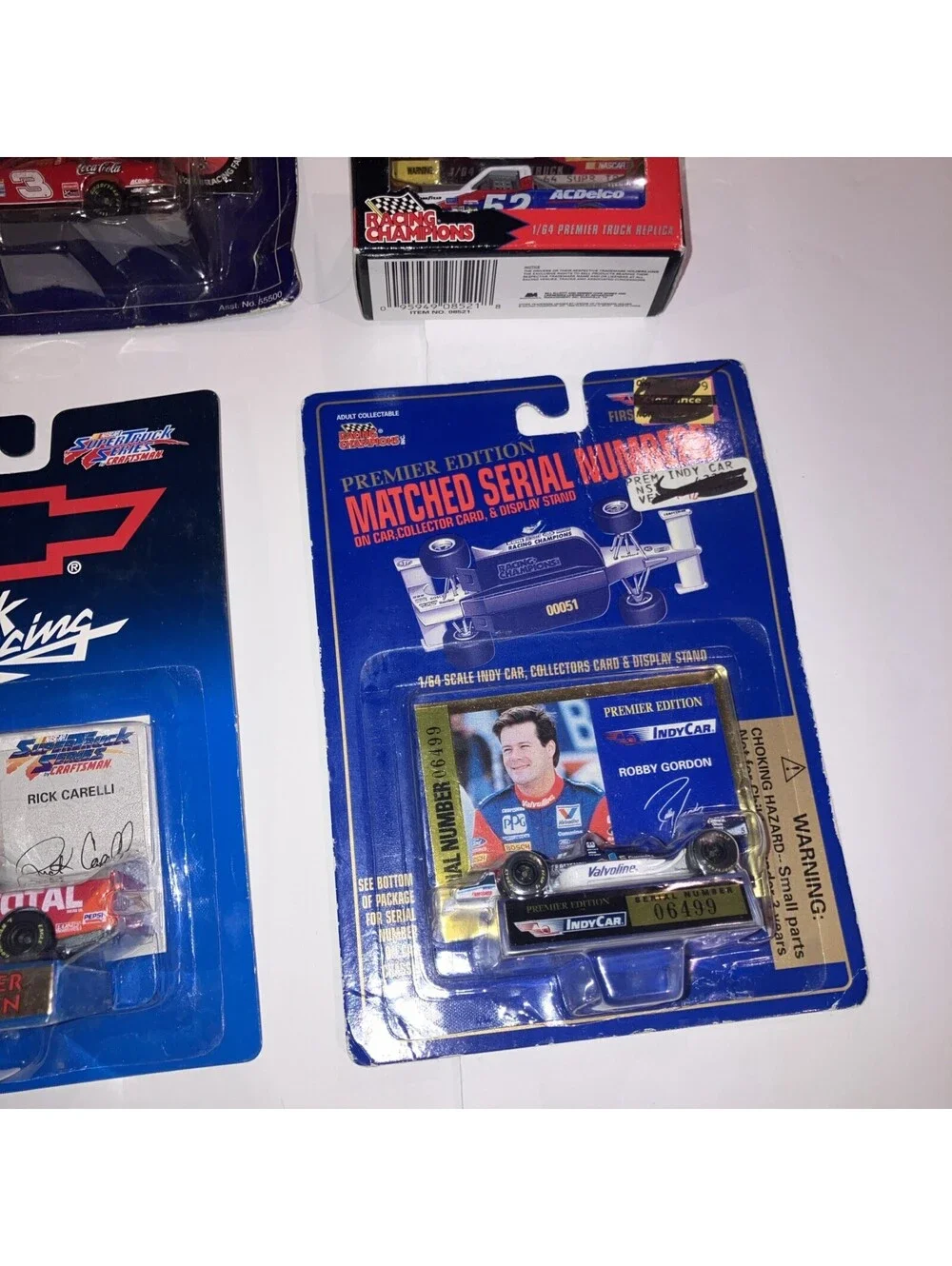 Lot of 7 VINTAGE MIX Racing Champions 
